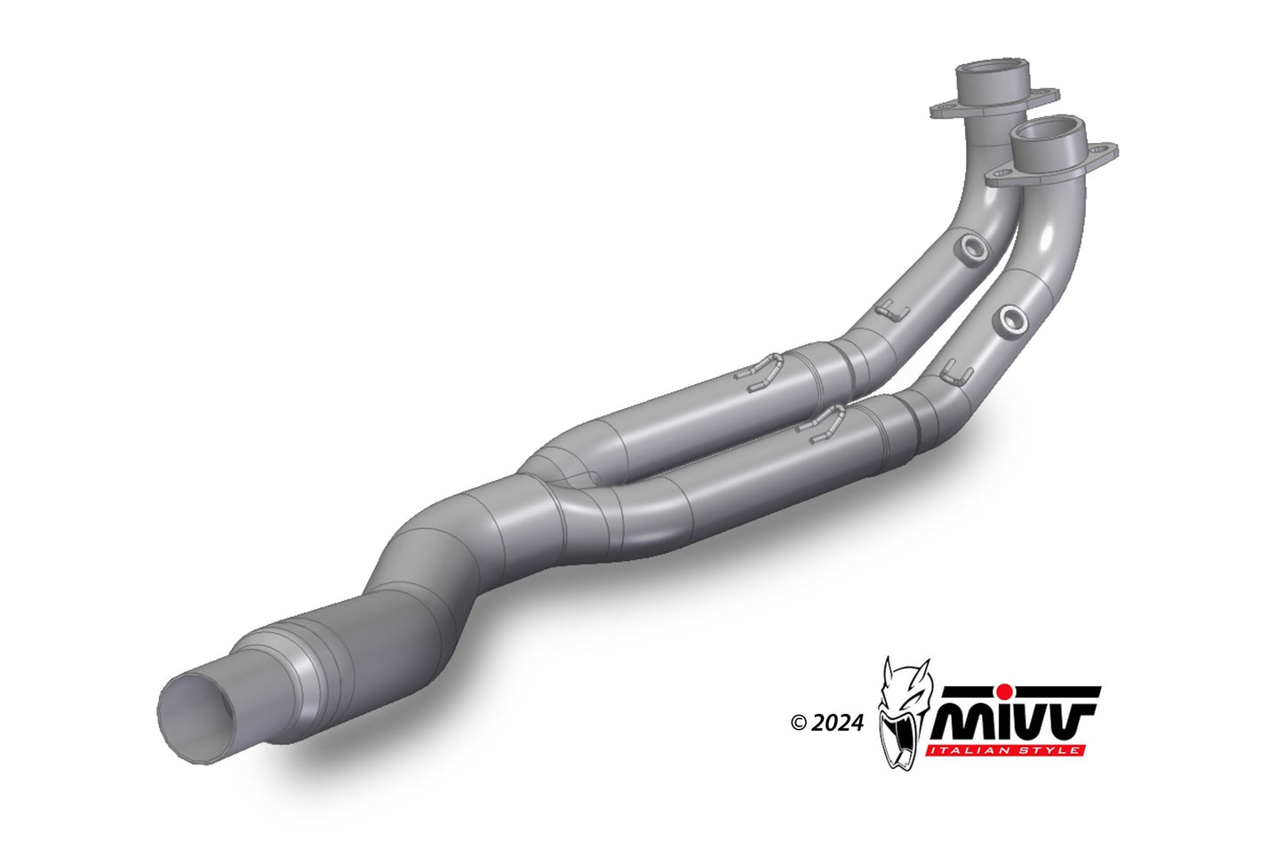 RACING LINK PIPE DECATALYST MIVV KYMCO AK 550 2021-2024