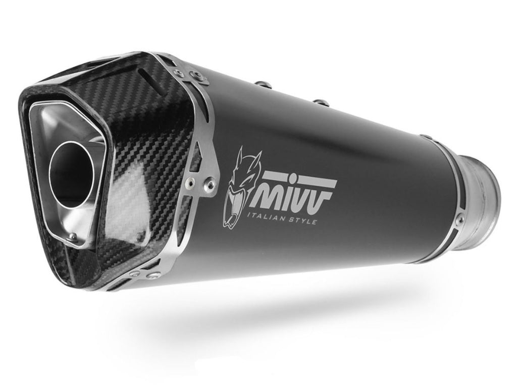SILENCER MIVV SPORT DELTA RACE STAINLESS STEEL BLACK KYMCO AK550 2017-2025