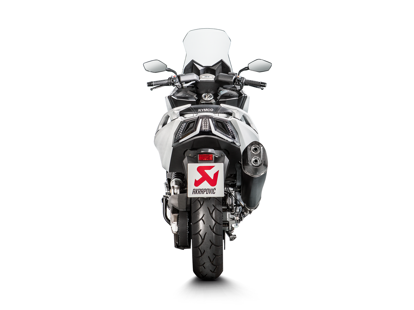 SILENCER AKRAPOVIC INOX BLACK KYMCO AK 550 2017-2025