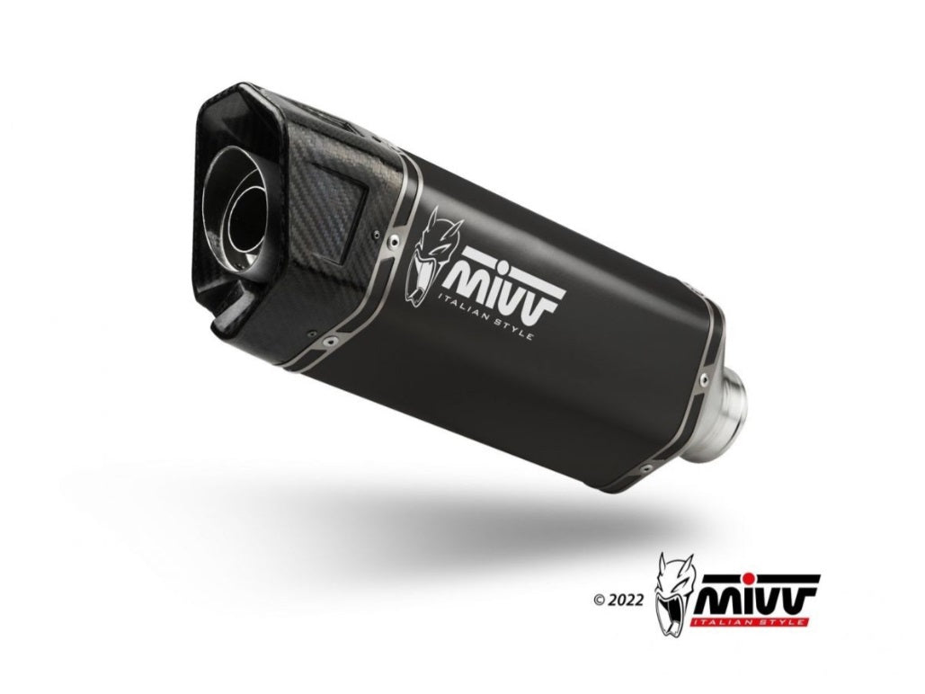 MIVV SR-1 BLACK TITANIUM SILENCER KYMCO AK 550 2020-2024